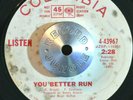 GARAGE DANCER 45 - LISTEN - YOU BETTER RUN Robert Plant LED ZEPPELIN Promo HEAR