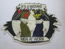 Men At Work import shaped picture disc single