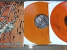 SLAYER HELL AWAITS IN LOS ANGELES 1985 2 ORANGE vinyl lp thrash LIVE