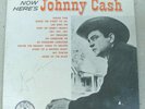 NOW HERE'S JOHNNY CASH VINYL LP NM SUN SLP 1255 RARE ORIGINAL 1961 Autographed