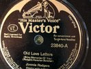 Victor 23840 JIMMIE RODGERS Old Love Letters  78 rpm 1933  Country- last session