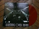 AC DC Lightning over japan LP Live tokyo 81 vinyl couleur
