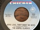 Gospel classics- More love, That’s What  We Need-Original Checker Northern soul