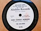 Aladdin 78 rpm 1952 Disc Jockey promo 3170 SHA-WEEZ No one to Love Me Doo-Wop E-