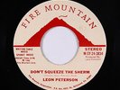 Modern Soul Funk 45 - Leon Peterson - Don't Squeeze The Sherm - Fire Mountain
