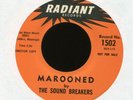 THE SOUND BREAKERS Marooned on Radiant Promo Moody Surf Exotic Instro 45 Hear
