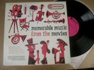 Rare JIM FLORA COVER ART LP Memorable Music From The Movies CAMDEN