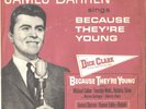 JAMES DARREN--PICTURE SLEEVE + 45--(BECAUSE THEY'RE YOUNG/TEARS IN MY EYES)--PS-