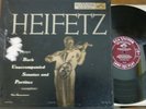 JASCHA HEIFETZ  / BACH sonatas & partitas for solo violin / RCA LM 6015