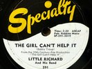 LITTLE RICHARD r&r r&b 78 THE GIRL CAN'T HELP IT Specialty VG++ / MINT— RJ 462