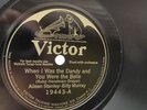 Aileen Stanley78rpm single 10-inch Victor Records #19443 When I Was The Dandy