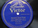 Fanny Brice 78rpm single 10-inch Victor Records #45263 Second Hand Rose