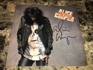 Alice Cooper Rare Signed Poison Vinyl LP Record Original Promo Press 1989 COA