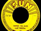 CARL PERKINS-Boppin' The Blues & All Mama's Children-Rockabilly 45-SUN #243