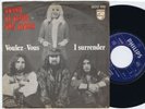 BONNIE ST. CLAIRE + UNIT GLORIA Voulez-Vous b/w I Surrender Danish 45PS 1974.MOD