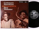 Coleman Hawkins - Encounters Ben Webster LP - Verve - MG V-8327 Mono DG VG++