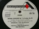 Brahms Symphony No. 1 in C minor, Op.6 Karajan Decca UK SDD 283 NM vinyl