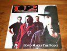 U2 Bono Makes The Point Promotional 12” Record Vinyl Love Comes To Town Tour EX