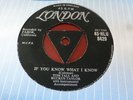 TOM TALL AND RUCKUS TAYLOR IF YOU KNOW WHAT I KNOW 1956 LONDON TRI 45-HLU 8429