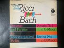 RICCI PLAYS BACH LP Sonata 1 Partita 1 DECCA GOLD LABEL DL 710142 orig SEALED