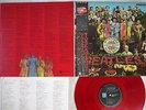 BEATLES SGT.PEPPER'S LONELY HEARTS CLUB ODEON EAS-70137 Japan OBI CLEAR RED LP