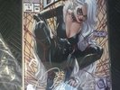 New SDCC 2019 j scott campbell signed The Marvelous Black Cat variant 1A  Marvel