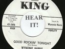 Wynonie Harris R&B 45-King 5416 PROMO-Good Rockin' Tonight/Bloodshot Eyes  MINT-