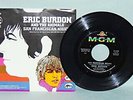 ERIC BURDON & THE ANIMALS San Franciscan Nights 45 RPMw/PS MGM 13769 NM/UNPLAYED