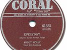 BUDDY HOLLY Rock'n Roll/Rockabilly 78 RPM Record. Everyday / Peggy Sue