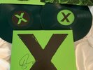 ED SHEERAN X MULTIPLY SIGNED DOUBLE GREEN LIMITED EDITION VINYL SET LP RECORD