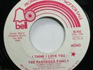 Pop Promo 45 The Partridge Family - I Think I Love You / I Think I Love You On B