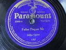 78 RPM  JUbilee Quartet PARAMOUNT 12035 My Lord's Gonna Move  E-
