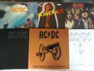 6 ORIGINAL AC/DC VINYL ALBUMS INC. POWERAGE, HIGHWAY TO HELL, BACK IN BLACK