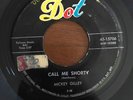 Texas Rockabilly 45 Mickey Gilley - Call Me Shorty HEAR  Dot
