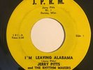 COUNTRY 45 Jerry Pitts I'M LEAVING ALABAMA/KEEP OLE CENTRAL ROLLING J.P.R.M. 101