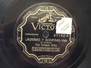 TRIO CIRIACO ORTIZ Victor 37142 LATIN 78rpm LAGRIMAS Y SONRISAS / LINDO PIAL SI