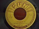 Vintage SUN RECORDS *JOHNNY CASH* I WALK THE LINE 45rpm  Sun EP 113 WITH SLEEVE