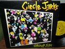 CIRCLE JERKS Group Sex vg+ vinyl LP album Frontier 1980 Hardcore punk