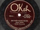 185.  Sippie Wallace - Section Hand Blues & Parlor Social DeLuxe - Okeh 8232
