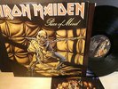 Iron Maiden: Piece of Mind (VG++ 1983 Capitol ST-12274 US STERLING LP) INSERT