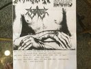Autopsy/ Incantation/ Vital Remains Over Size 1990 Flyer