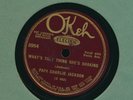 Papa Charlie Jackson Okeh 8954 VG+ blues 78 What's That Thing She's Shaking