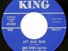 Ann Jones and Western Sweethearts, Hit and Run - Pieces of My Heart, King 5502