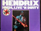 Jimi Hendrix - High, Live'n Dirty LP Limited Collectors Edition Red Vinyl