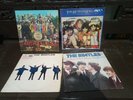 4 X THE BEATLES ALBUMS  ..BEATLES BALLADS, ST PEPPERS, ROCK N ROLL VOL 1, HELP