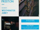 LP Simon Preston , Julius Reubke / Max Reger Sonata The 94th Psalm / Toccata