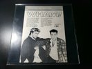 Wham Where Did Your Heart Go BRAZIL PROMO 12