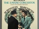 F579 Beethoven The 5 Piano Concertos Rubinstein Barenboim 5LP RCA CRL5-1415 St