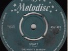 50s 60s Calypso Reggae THE MIGHTY SPARROW goaty 1959 UK 7