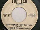 Detroit Soul 45 Judi &The Affections Aint Gonna Hurt My Pride / Pretty Top Ten